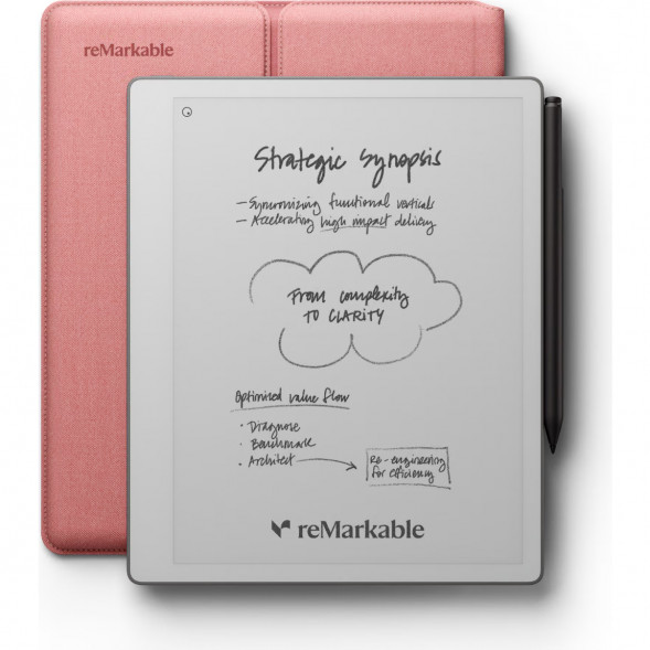 Графический планшет reMarkable Paper Pure+Marker Plus+Sleeve Folio, Desert Pink в Красноярске