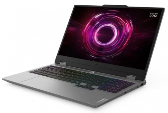 Ноутбук Lenovo LOQ 15AHP10 (83JG003EPB) (15.6 &amp;quot;, Ryzen 7 250 3.3 ГГц, 8 ядер, 16 Гб DDR5, 512 Гб SSD, GeForce RTX 5050, Windows 11 Home), Серый в Красноярске