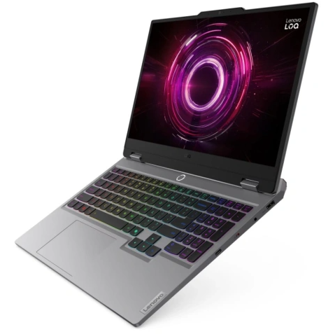 Ноутбук Lenovo LOQ 15AHP10 (83JG003EPB) (15.6 &amp;quot;, Ryzen 7 250 3.3 ГГц, 8 ядер, 16 Гб DDR5, 512 Гб SSD, GeForce RTX 5050, Windows 11 Home), Серый в Красноярске