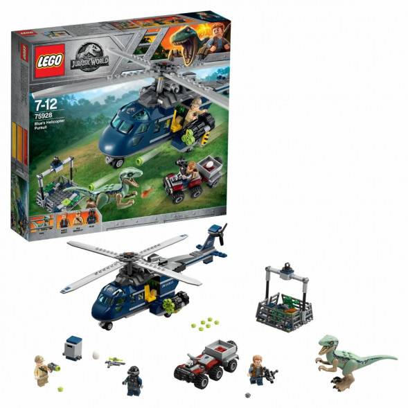 Конструктор LEGO Jurassic World 75928 Погоня за Блю на вертолёте  в Красноярске