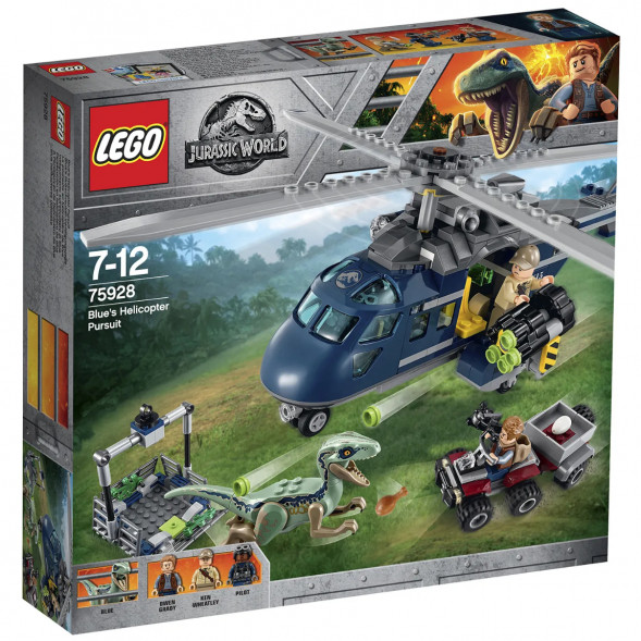 Конструктор LEGO Jurassic World 75928 Погоня за Блю на вертолёте  в Красноярске