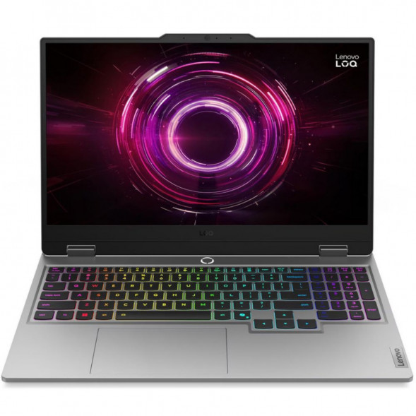 Ноутбук Lenovo LOQ 15AHP10 (83JG003DPB) (15.6&amp;quot;,  IPS, AMD Ryzen 5 220, 6 ядер, 16 ГБ DDR5, SSD 512 ГБ, NVIDIA GeForce RTX 5050 - 8 ГБ, без ОС), серый в Красноярске