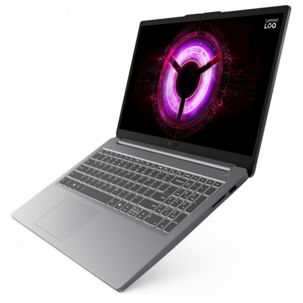 Ноутбук Lenovo LOQ 15ARP10E (83S0007FUS) (15.6&amp;quot;, IPS, AMD Ryzen 7 170 3.2 ГГц, 8 ядер, 16 ГБ DDR5, SSD 512 ГБ, NVIDIA  GeForce RTX 4050 - 6 ГБ, Windows 11 Home), серый в Красноярске