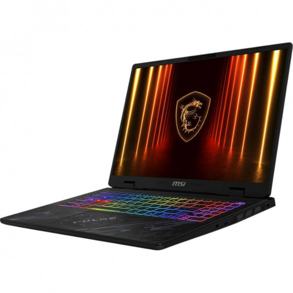 Ноутбук игровой MSI Pulse A16 AI+ C3HWGKG-030XRU (16&amp;quot;, IPS, AMD Ryzen AI 7 350 2ГГц, 8 ядер, 32ГБ DDR5, 1ТБ SSD, NVIDIA GeForce RTX 5070, TGP 115Вт, FreeDOS) черный в Красноярске
