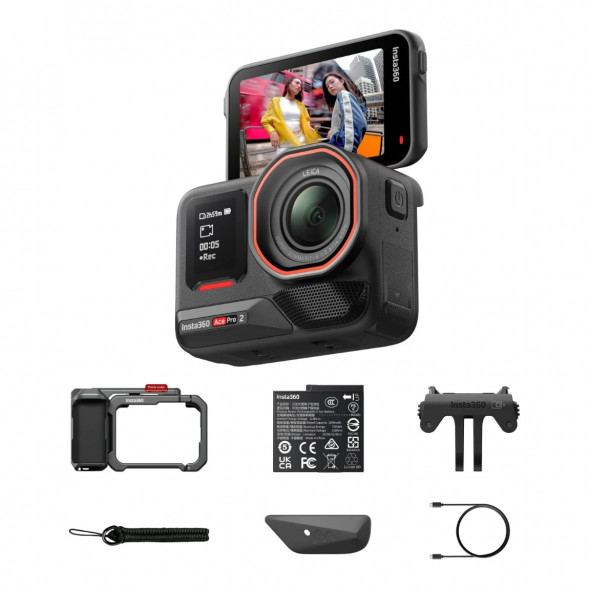 Экшн-камера Insta360 Ace Pro 2 Single Battery Xplorer Bundle, Gray в Красноярске