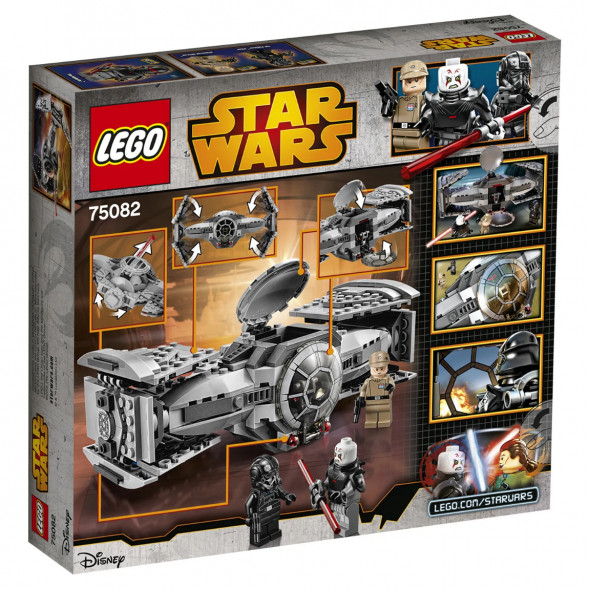 Конструктор LEGO Star Wars 75082 Улучшенный Прототип TIE Истребителя в Красноярске