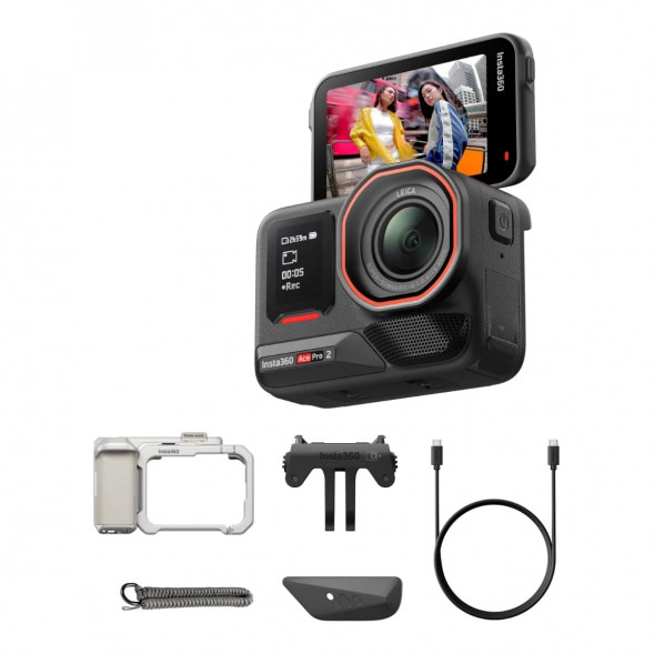Экшн-камера Insta360 Ace Pro 2 Single Battery Xplorer Bundle, Silver в Красноярске