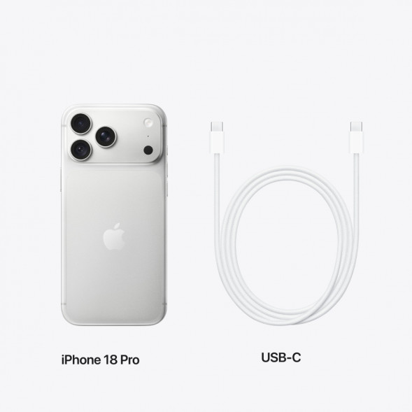 Смартфон Apple iPhone 18 Pro 1TB (SIM + eSIM), Silver в Красноярске