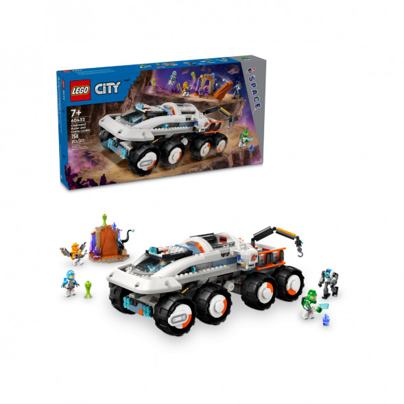 Конструктор LEGO City 60432 Командный вездеход и кран-погрузчик в Красноярске