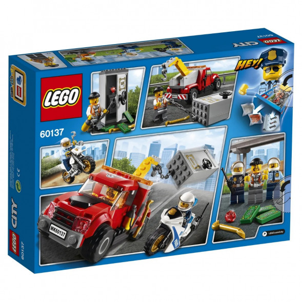 Конструктор LEGO City Police 60137 Побег на буксировщике в Красноярске