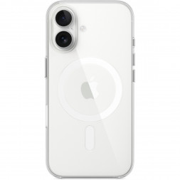 Чехол Apple Clear Case with MagSafe для iPhone 16, прозрачный (MA6A4ZM/A)