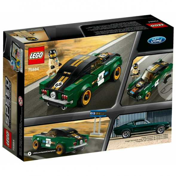 Конструктор LEGO Speed Champions 75884 1968 Ford Mustang Fastback в Красноярске