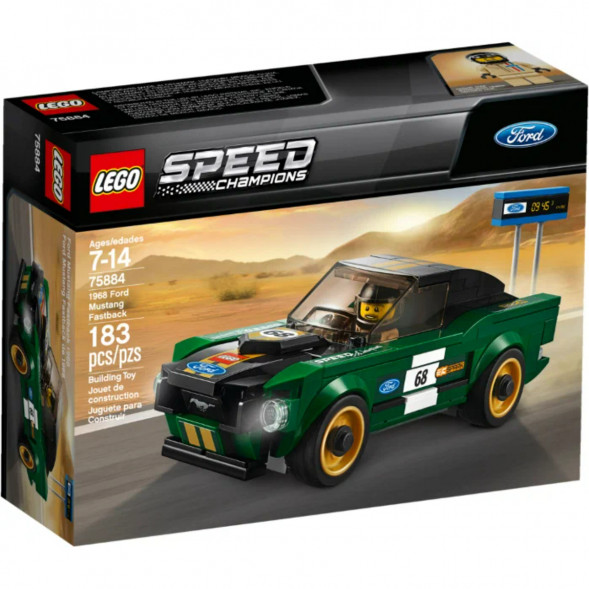 Конструктор LEGO Speed Champions 75884 1968 Ford Mustang Fastback в Красноярске