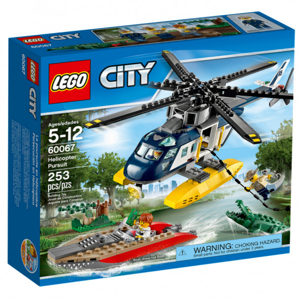 Конструктор LEGO City 60067 Погоня на полицейском вертолёте в Красноярске