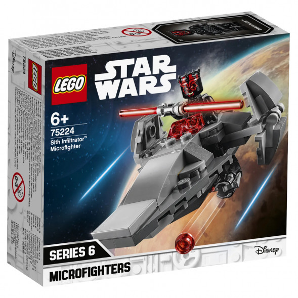 Конструктор LEGO Star Wars 75224 Микрофайтеры Корабль-лазутчик ситхов в Красноярске