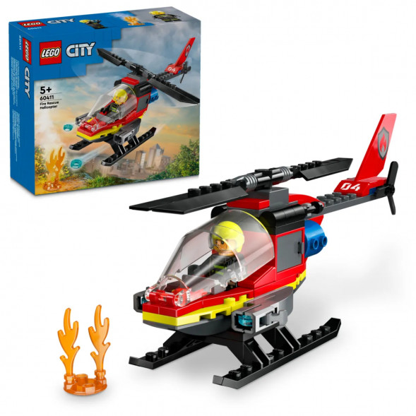 Конструктор LEGO City 60411 Пожарно-спасательный вертолет в Красноярске
