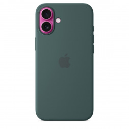 Чехол Apple для iPhone 16 Plus Silicone MagSafe, Lake Green (MYYH3ZM/A)