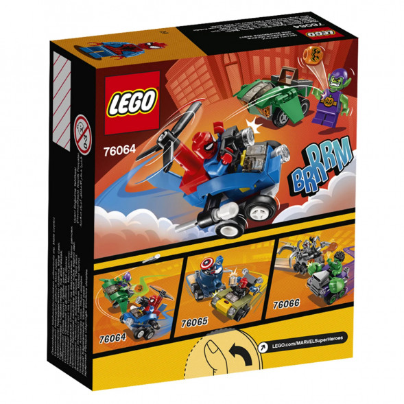 Конструктор LEGO Super Heroes 76064 Человек‑паук против Зелёного Гоблина в Красноярске