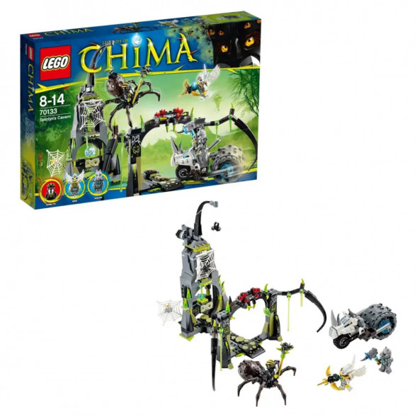 Конструктор LEGO Legends Of Chima 70133 Пещера Спинлина в Красноярске