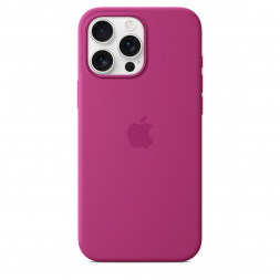 Чехол Apple для iPhone 16 Pro Max Silicone MagSafe, Fuchsia (MYYX3ZM/A)