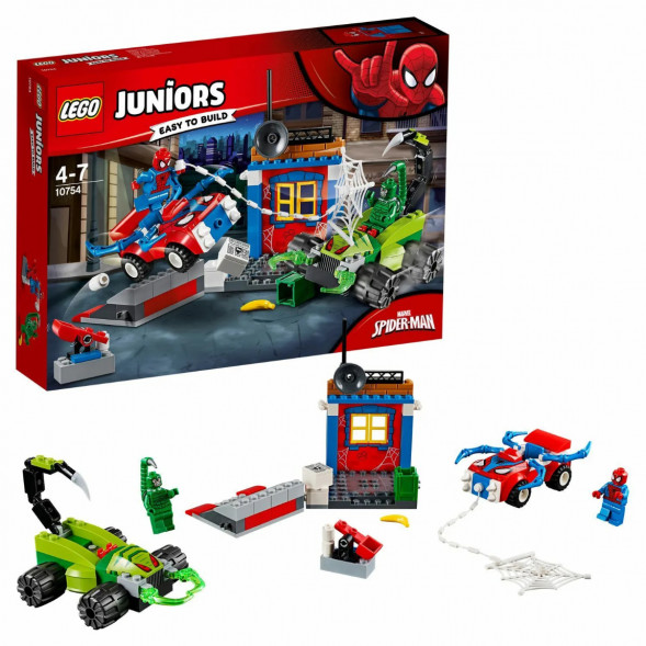 Конструктор LEGO Juniors 10754 Решающий бой Человека-паука против Скорпиона в Красноярске