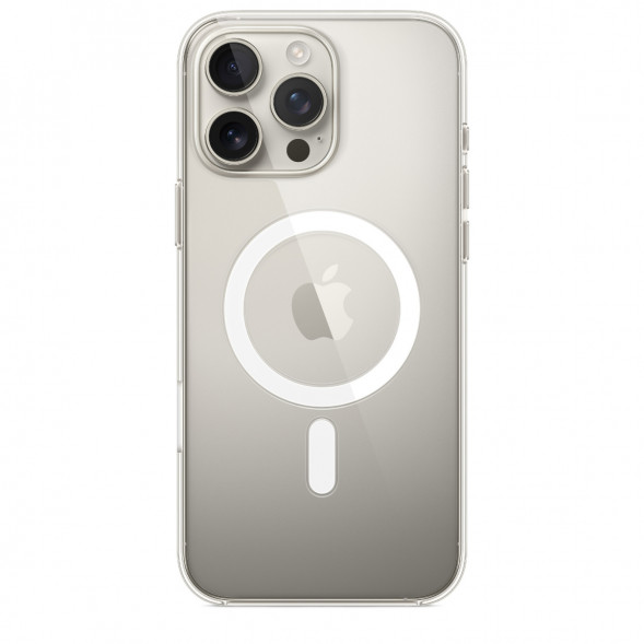 Чехол Apple Clear Case with MagSafe для iPhone 16 Pro Max, прозрачный (MA7F4ZM/A) в Красноярске