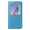 Чехол для Samsung Galaxy S6 S-View Cover (EF-CG920BLE), Blue
