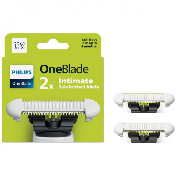 Сменные лезвия Philips OneBlade Intimate, 2 шт, QP229/52 в Красноярске