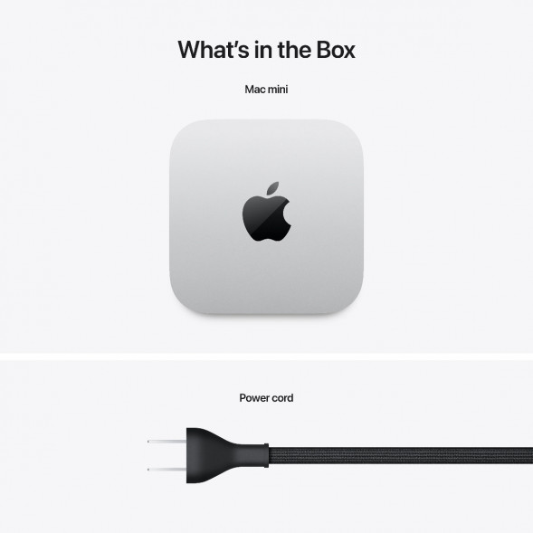 Компьютер Apple Mac mini M4 2024 (MU9D3) (10 Core GPU, 16ГБ, 256ГБ SSD, Apple, macOS), серебристый в Красноярске