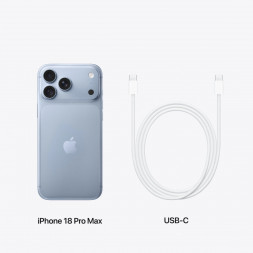 Смартфон Apple iPhone 18 Pro Max 1TB (SIM + eSIM), Glacier