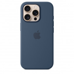 Чехол Apple iPhone 16 Pro Silicone Case with MagSafe, Denim (MYYK3ZM/A)