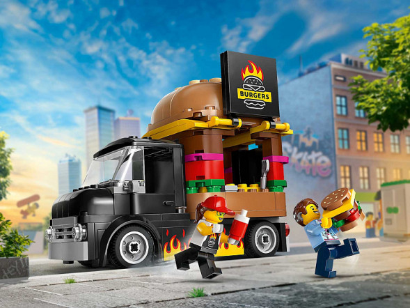 Конструктор LEGO City 60404 Бургерная на колесах в Красноярске