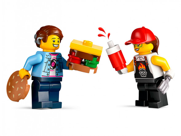 Конструктор LEGO City 60404 Бургерная на колесах в Красноярске