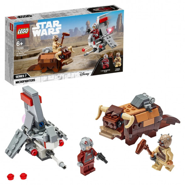 Конструктор LEGO Star Wars 75265 Микрофайтеры Скайхоппер T-16 против Банты в Красноярске