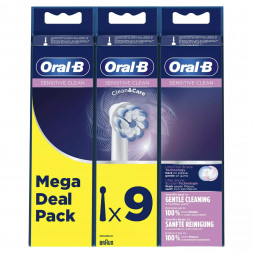 Насадки на зубные щетки Oral-B Sensitive Clean, 9 шт.