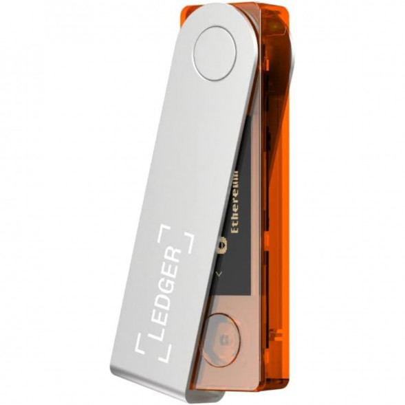 Аппаратный криптокошелек Ledger Nano X, BTC Orange  в Красноярске