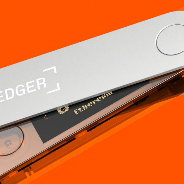 Аппаратный криптокошелек Ledger Nano X, BTC Orange  в Красноярске