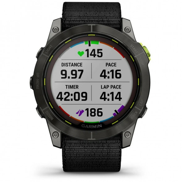Умные часы Garmin Enduro 2 угольно-серый DLC титановый с нейлоновым ремешком UltraFit 010-02754-01 в Красноярске