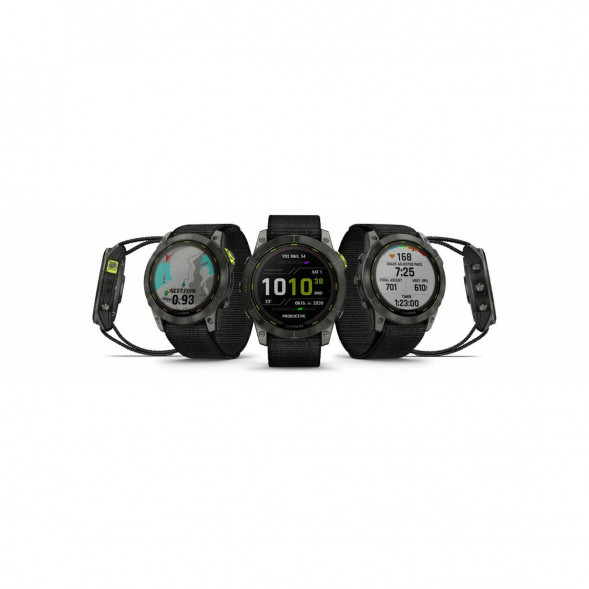 Умные часы Garmin Enduro 2 угольно-серый DLC титановый с нейлоновым ремешком UltraFit 010-02754-01 в Красноярске