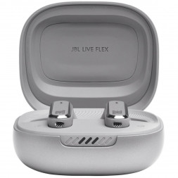 Беспроводные наушники JBL Live Flex, серебристый
