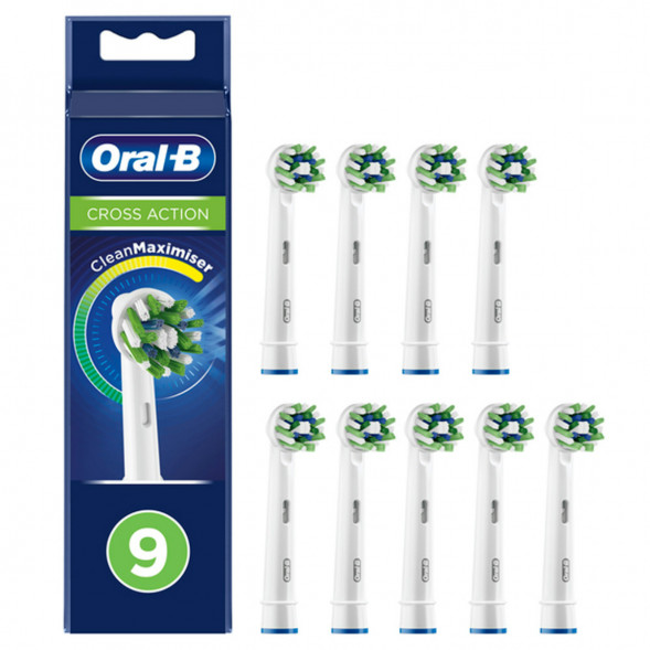 Насадки на зубные щетки Oral-B Cross Action, 9 шт. в Красноярске