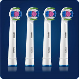 Насадки на зубные щетки Oral-B 3D White, 4 шт.