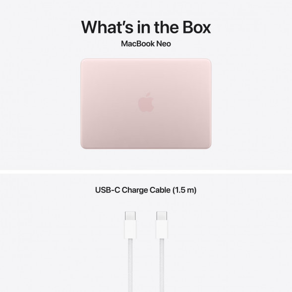 Ноутбук Apple MacBook Neo MHFJ4 (A18 Pro 5-Core GPU, 8/512GB), Розовый/Blush в Красноярске