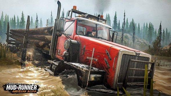 Игра Spintires: MudRunner American Wilds [Nintendo Switch, русские субтитры] в Красноярске