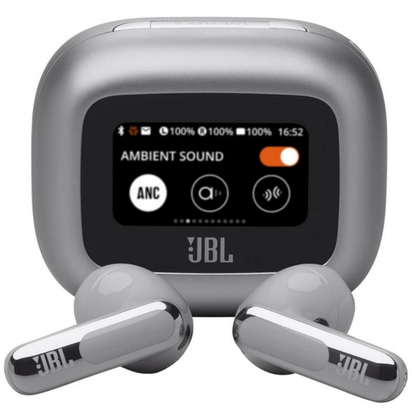 Беспроводные наушники JBL Live Flex 3, Silver в Красноярске