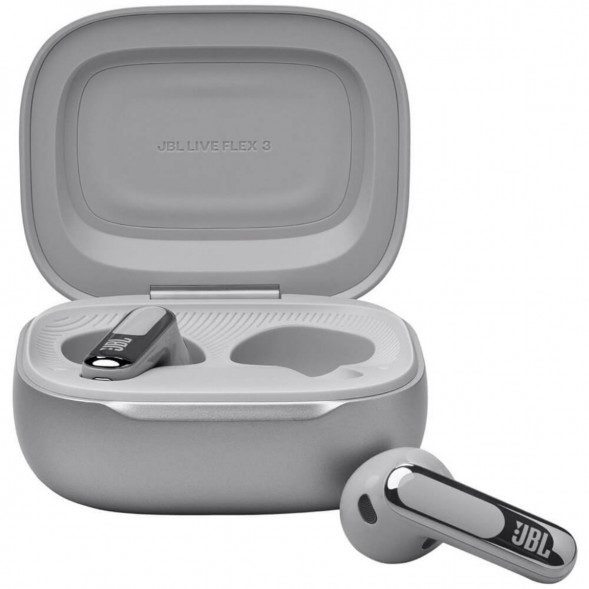 Беспроводные наушники JBL Live Flex 3, Silver в Красноярске