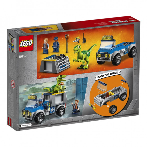 Конструктор LEGO Juniors 10757 Грузовик спасателей для перевозки раптора в Красноярске